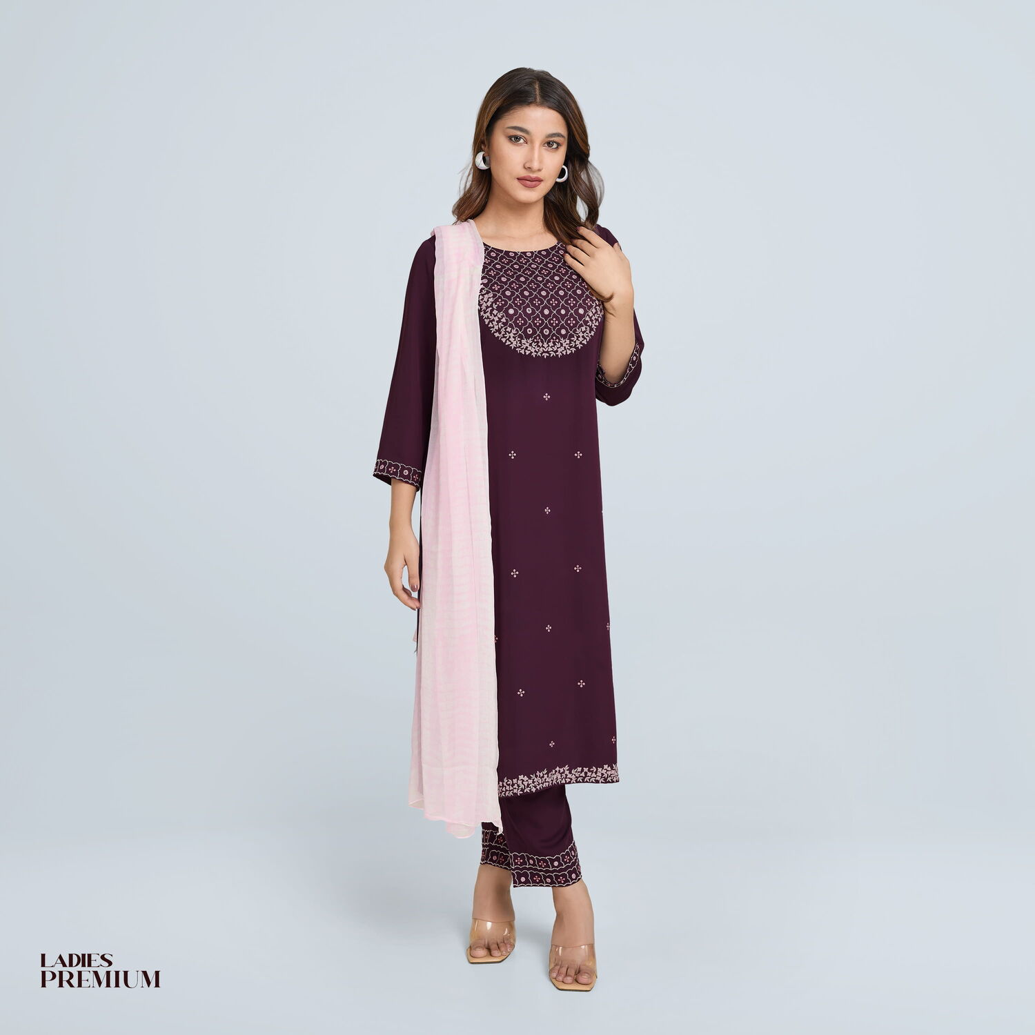 Womens Premium Salwar Kameez [3 pcs] - Azayana