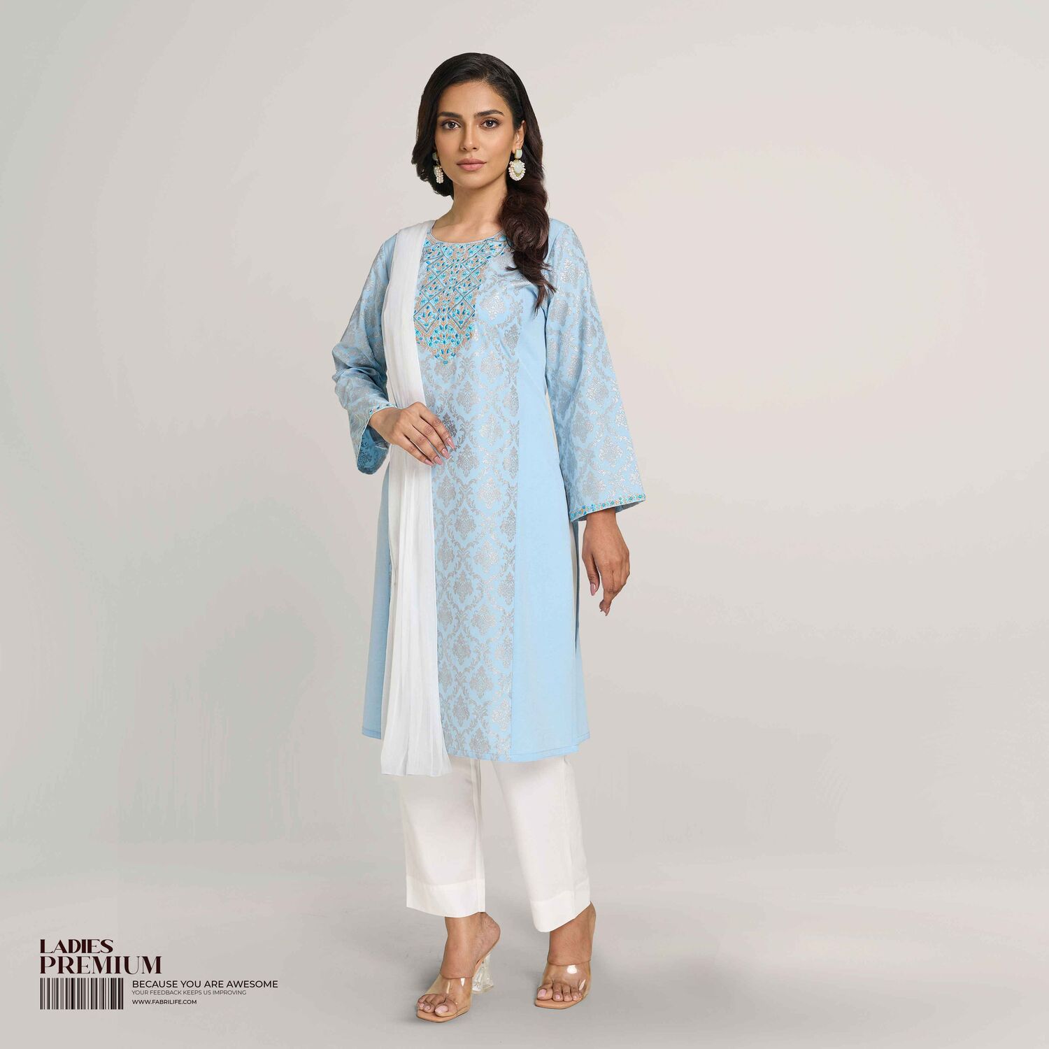 Womens Premium Salwar Kameez [3pcs] - Nazrana