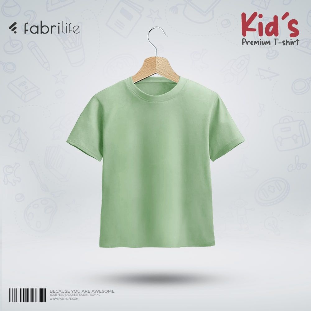 Kids Premium Blank T-Shirt - Ice Berg Green