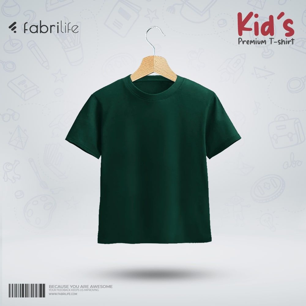 Kids Premium Blank T-Shirt - Green